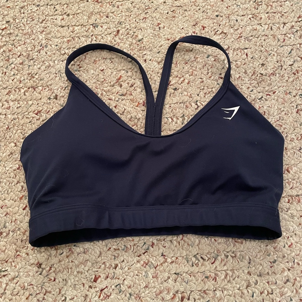 Gymshark Dark Blue Sports Bra Size Small